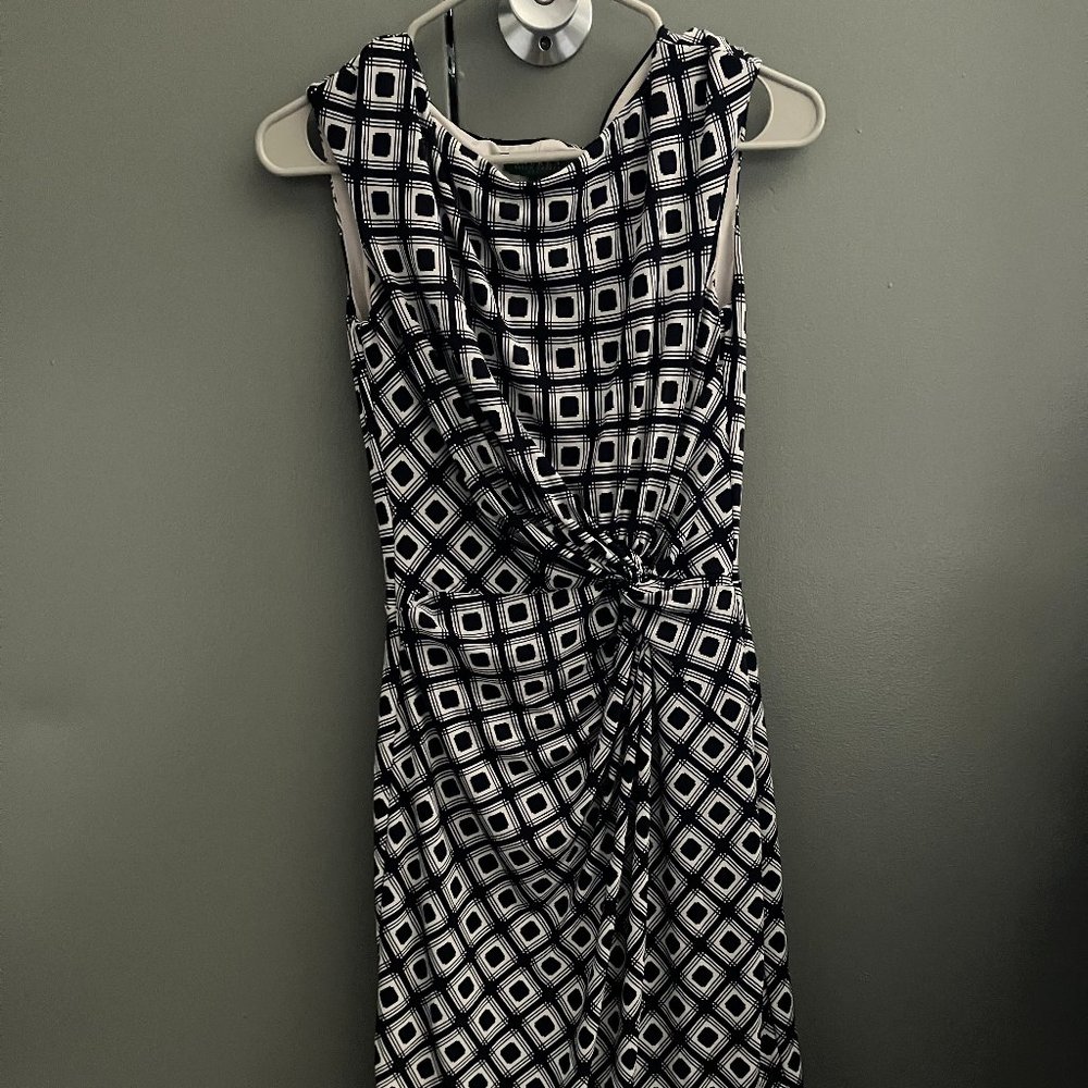 White and blue Ralph Lauren dress.  Size 6.